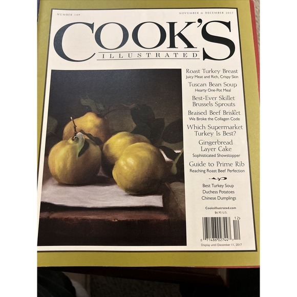 Cook's Illustrated Magazines Lot of 8 - Collectible Vintage Cooking Magazines - Picture 7 of 13